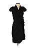 Diane von Furstenberg 100% Cotton Black Casual Dress Size 2 - photo 1