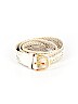 The Limited 100% Leather Solid Ivory Leather Belt Size M - photo 1