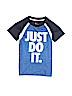 Nike 100% Polyester Blue Active T-Shirt Size 6 - photo 1