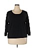 Coldwater Creek Black Silk Pullover Sweater Size 3X - photo 1