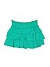 Justice 100% Cotton Solid Teal Skort Size 10 - photo 1