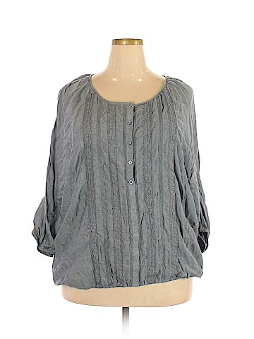 Lane Bryant 3/4 Sleeve Blouse (view 1)