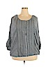 Lane Bryant Gray 3/4 Sleeve Blouse Size 18 - 20 Plus - photo 1
