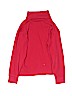 Lands' End 100% Cotton Red Long Sleeve Turtleneck Size 8 - photo 2