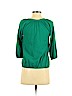 Ann Taylor LOFT Outlet Green 3/4 Sleeve Top Size XS (petite) - photo 2