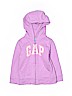 Baby Gap 100% Cotton Purple Zip Up Hoodie Size 2 - photo 1