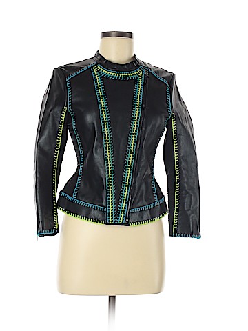 Herve Leger Leather Jacket (view 1)