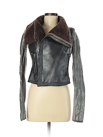 Rick Owens Leather Jacket (view 1)