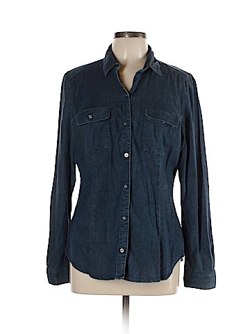 Ann Taylor LOFT Long Sleeve Button-Down Shirt (view 1)