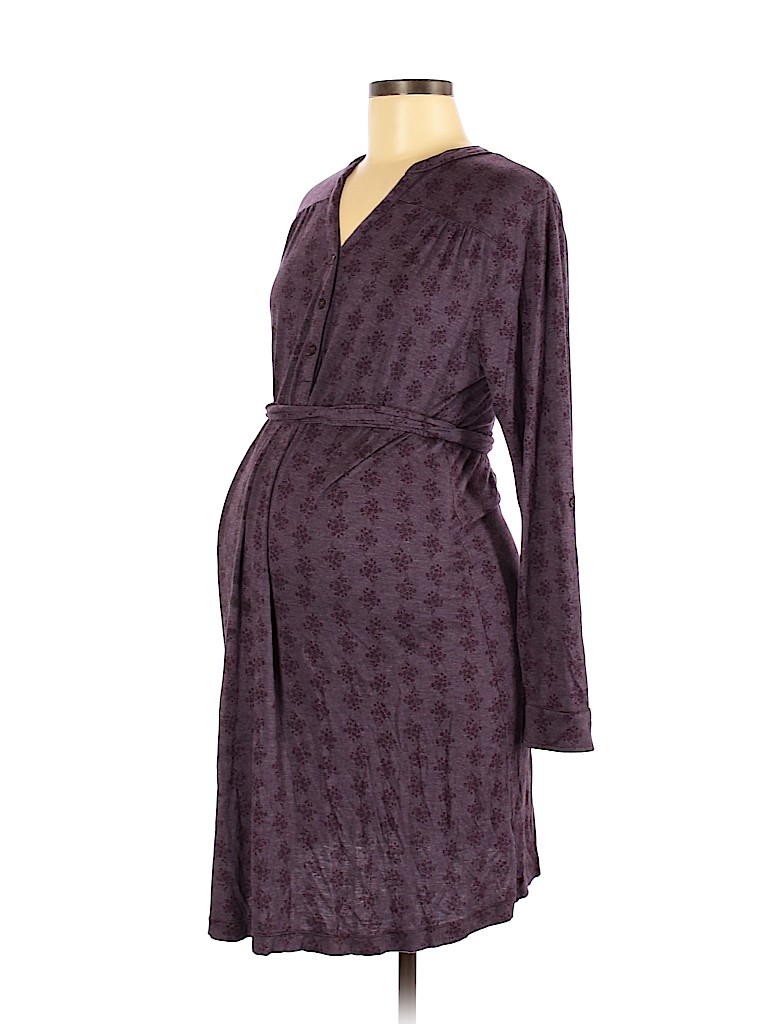Gap - Maternity Purple Casual Dress Size M - photo 1