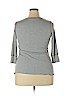 One World Gray 3/4 Sleeve T-Shirt Size 1X - photo 2