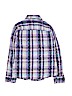 Justice Purple Long Sleeve Button-Down Shirt Size 14 - photo 2