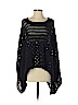 Kenar 100% Cotton Black Poncho Size P (petite) - photo 1