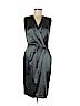 Ports 1961 100% Silk Gray Cocktail Dress Size 6 - photo 1