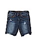 Joe's Jeans Solid Blue Denim Shorts Size 10 - photo 1