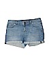 Elle Blue Denim Shorts Size 16 - photo 1