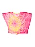 Justice 100% Polyester Pink Short Sleeve Blouse Size 8 - photo 2