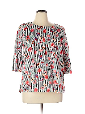 Sanctuary 3/4 Sleeve Blouse (view 1)