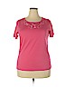 Talbots Pink Short Sleeve Top Size 2X - photo 1