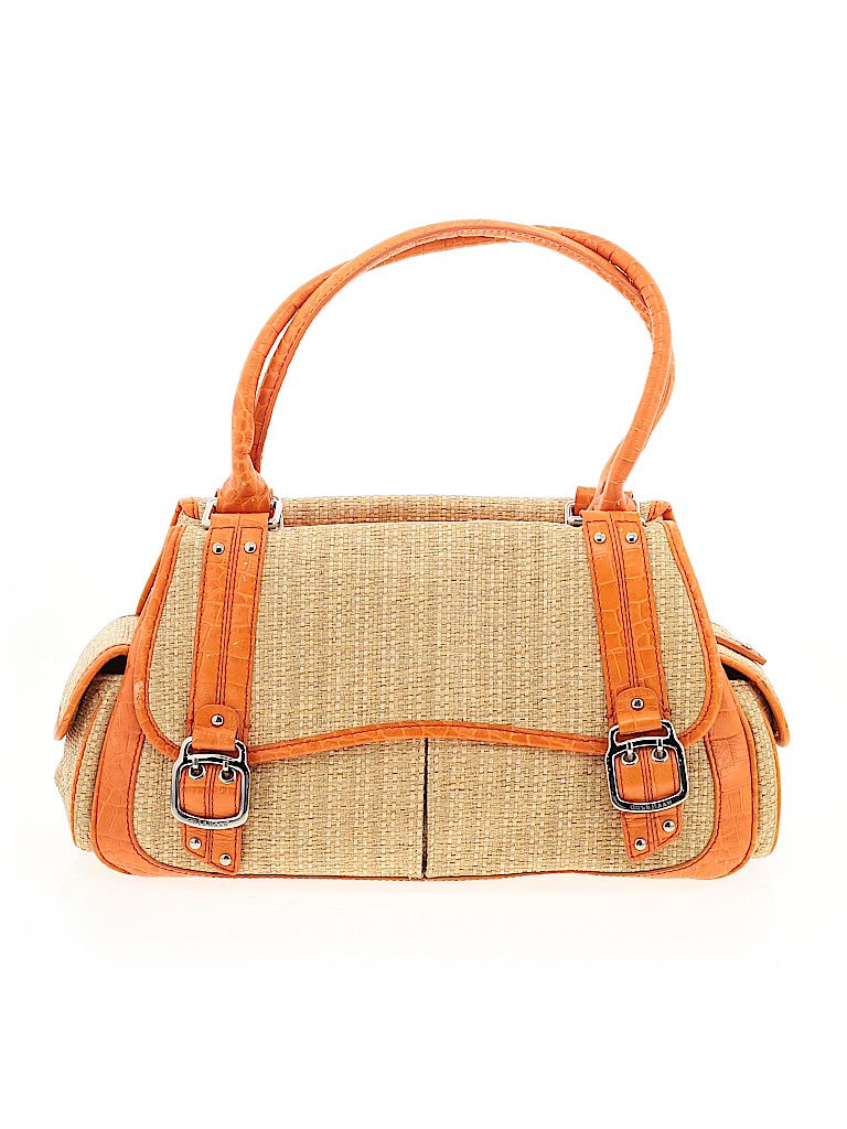 cole haan orange purse