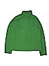 Lands' End 100% Polyester Green Fleece Jacket Size 10 - 12 - photo 1