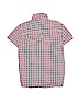 Next 100% Cotton Red Short Sleeve Button-Down Shirt Size M (youth) - photo 2