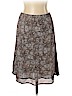 J.jill 100% Rayon Gray Casual Skirt Size L (petite) - photo 1
