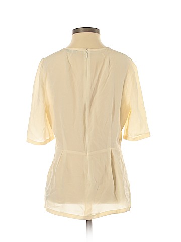Broadway & Broome Short Sleeve Silk Top (view 2)
