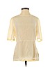 Broadway & Broome Ivory Short Sleeve Silk Top Size S - photo 1