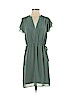 H&M 100% Polyester Green Casual Dress Size 4 - photo 1