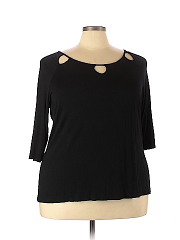 Lane Bryant 3/4 Sleeve Top (view 1)