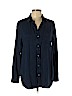 Banana Republic 100% Lyocell Blue Long Sleeve Button-Down Shirt Size L - photo 1