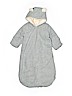 Baby Gap 100% Polyester Solid Gray One Piece Snowsuit Size 0-3 mo - photo 1