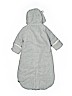 Baby Gap 100% Polyester Solid Gray One Piece Snowsuit Size 0-3 mo - photo 2