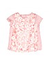 Max Studio 100% Cotton Pink Short Sleeve Blouse Size 4T - photo 1