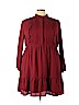 J.Crew Mercantile 100% Polyester Burgundy Casual Dress Size 22 - photo 1