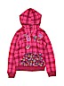 The Children's Place Floral Plaid Pink Zip Up Hoodie Size 5 - photo 1