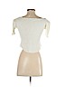 Zara TRF White Short Sleeve Top Size S - photo 2