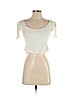 Zara TRF White Short Sleeve Top Size S - photo 1