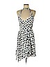 Aqua 100% Polyester White Casual Dress Size M - photo 1