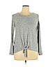 Lauren Conrad Gray Long Sleeve Top Size XL - photo 1