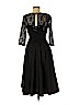 Jessica Howard 100% Polyester Black Cocktail Dress Size 6 (petite) - photo 2