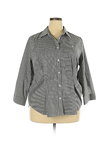 Lauren by Ralph Lauren Long Sleeve Button-Down Shirt (view 1)