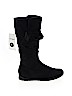 Cat & Jack Solid Black Boots Size 1 (youth) - photo 1