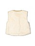 Nicole Miller New York 100% Polyester Ivory Faux Fur Vest Size 4T - photo 2