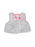 Gymboree 100% Polyester Gray Faux Fur Vest Size 12-24 mo - photo 1