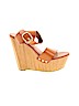 Just Fab Tan Wedges Size 7 1/2 - photo 1