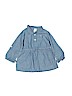 Carter's 100% Cotton Solid Blue Dress Size 2T - photo 1