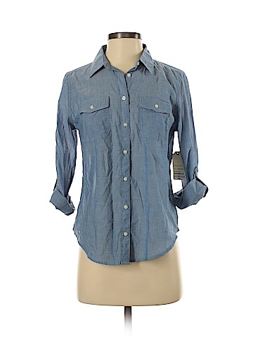 St. John's Bay Long Sleeve Button-Down Shirt (view 1)