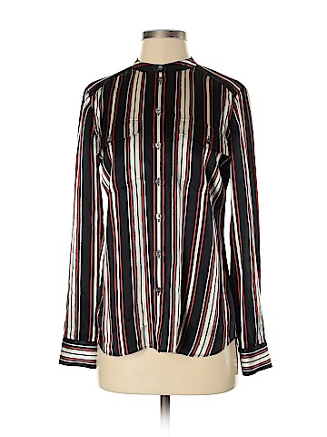 Veronica Beard Long Sleeve Silk Top (view 1)